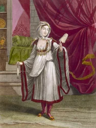 Fille de Kimolos, une île des Cyclades, vers 1708